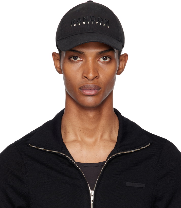 Photo: Random Identities Black 'Sponsored' Baseball Cap