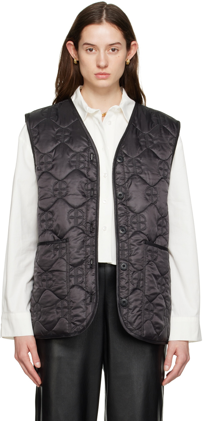 ANINE BING Black Andy Vest