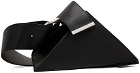 HELIOT EMIL Black Maquette Leather Bag