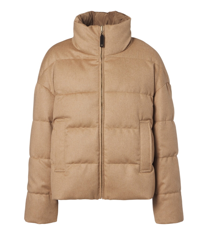 Photo: Max Mara Reversible camel hair down jacket