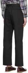 AURALEE Black Twist Finx Chino Trousers