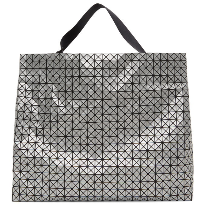 Bao Bao Issey Miyake Silver Cart Tote Bao Bao Issey Miyake