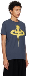 Vivienne Westwood Navy Spray Orb T-Shirt