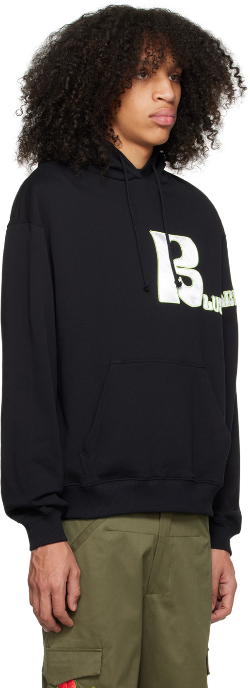BLUEMARBLE Black Splited Hoodie