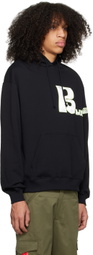 BLUEMARBLE Black Splited Hoodie