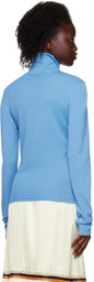 Bianca Saunders Blue Contour Turtleneck