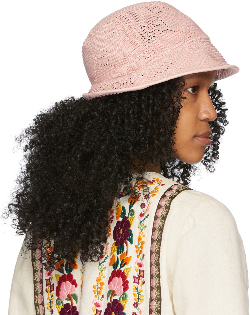 Gucci Women's GG Cotton Crochet Bucket Hat