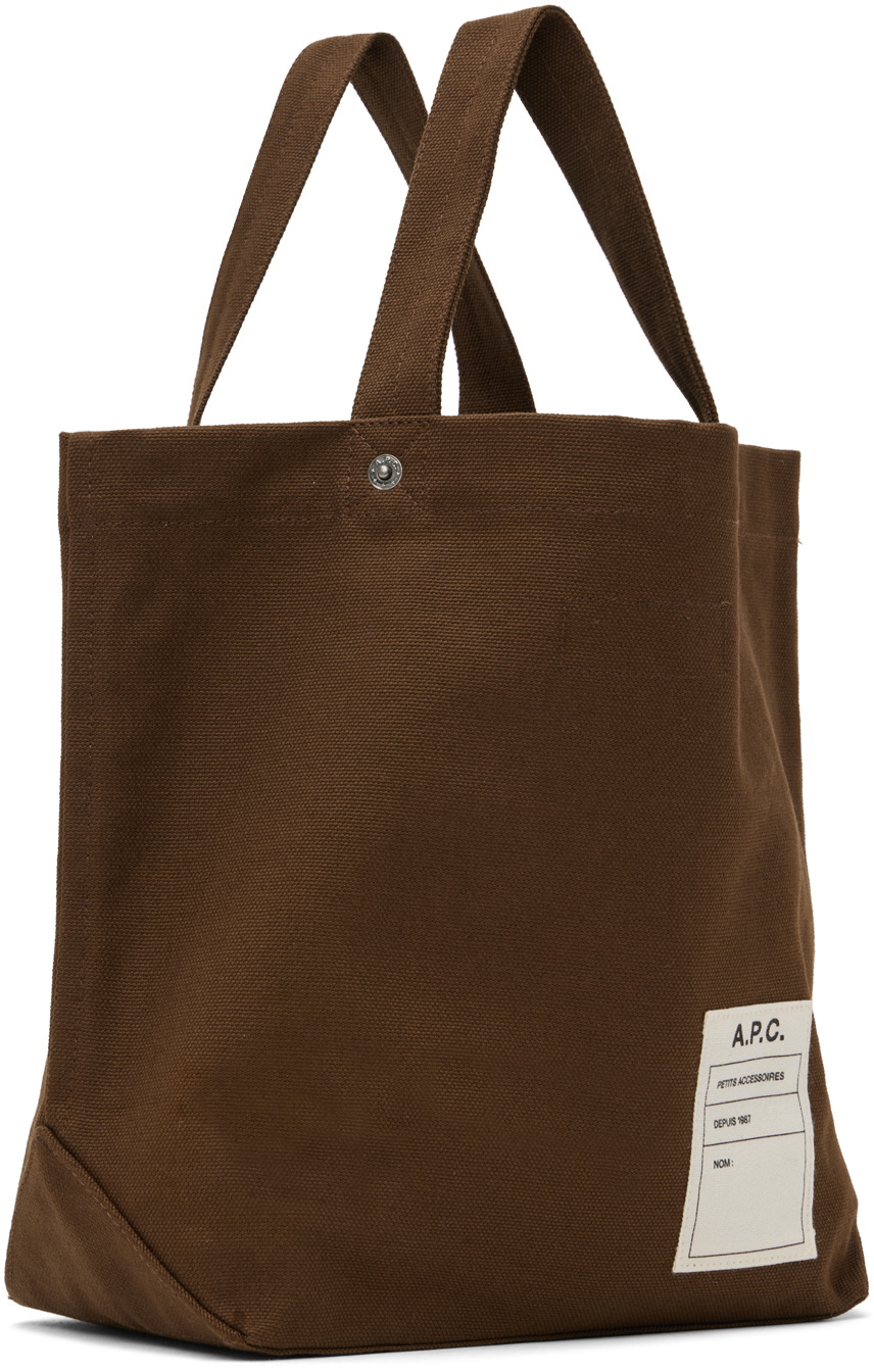 A.P.C. (正規品/送料関税込み) THAIS TOTE BAG Thais tote bag | Horizontal tote bag in indigo denim