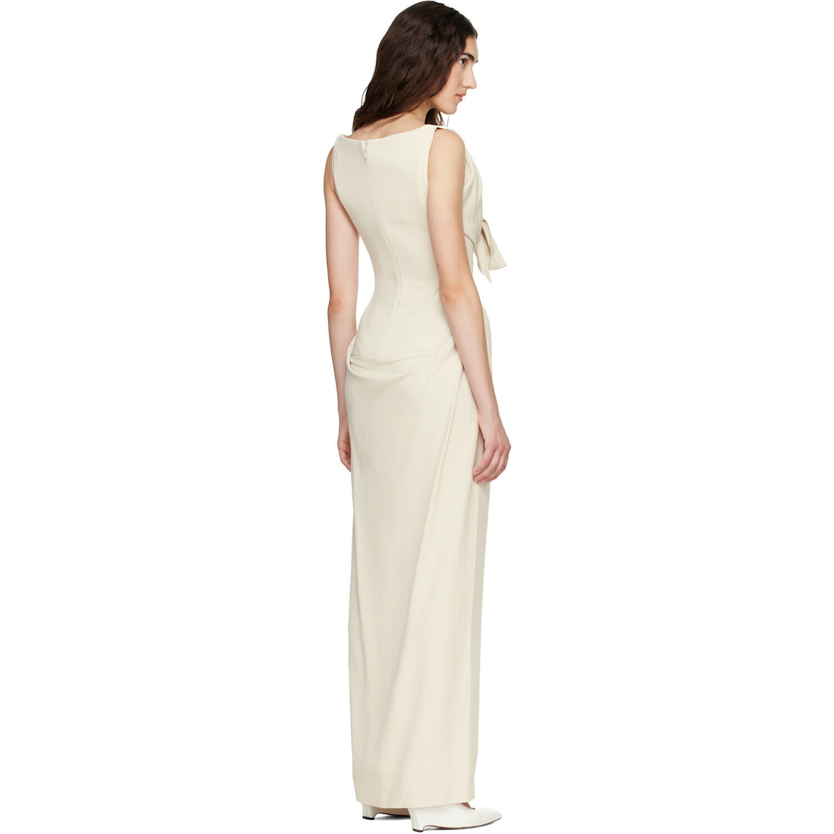 Vivienne Westwood Beige Iwona Corset Maxi Dress