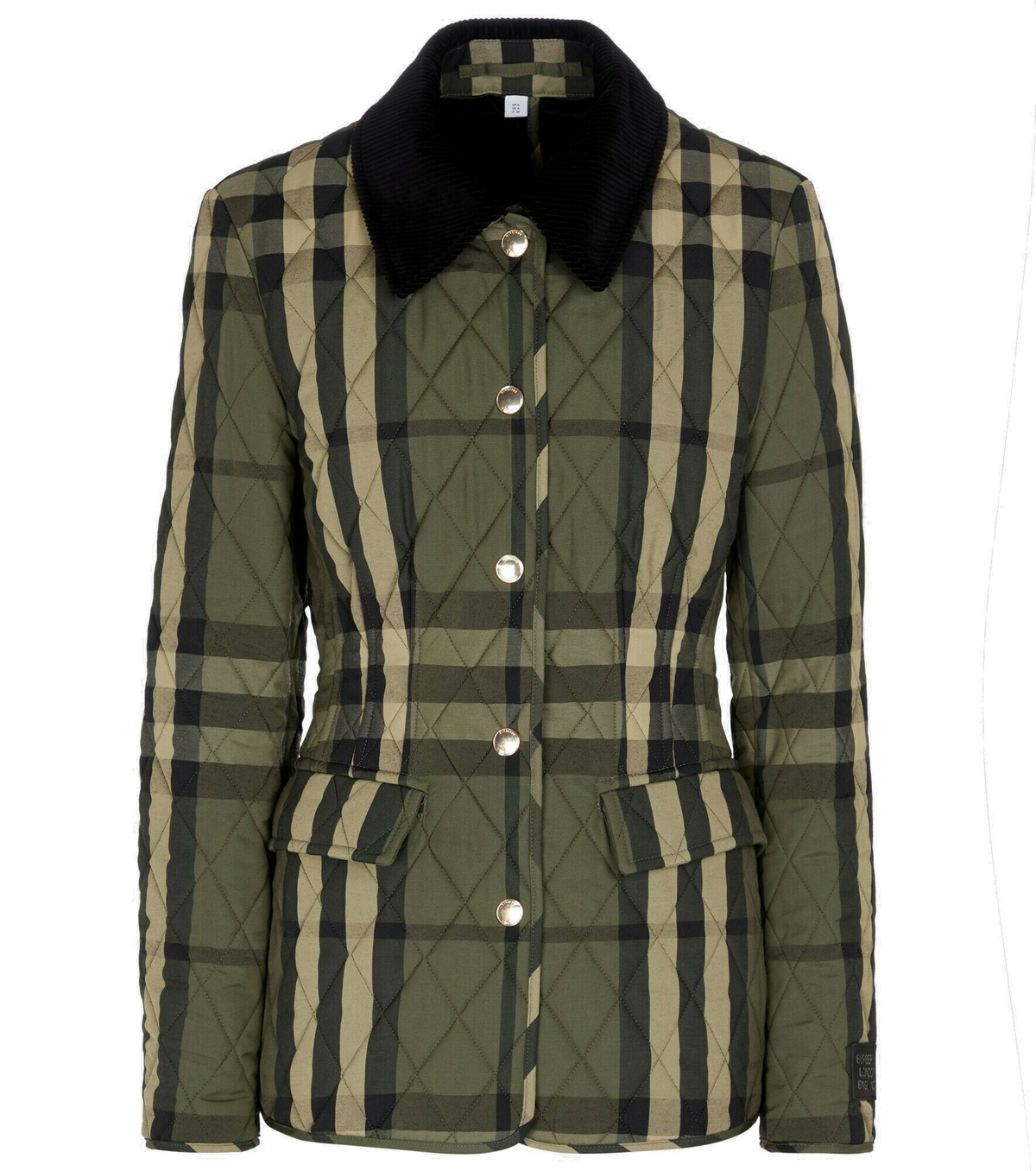 Burberry - Checked quilted jacket Burberry