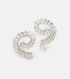 Magda Butrym - Embellished large spiral earrings