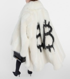 Balenciaga - BB faux fur coat