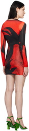 Louisa Ballou Red Helios Minidress