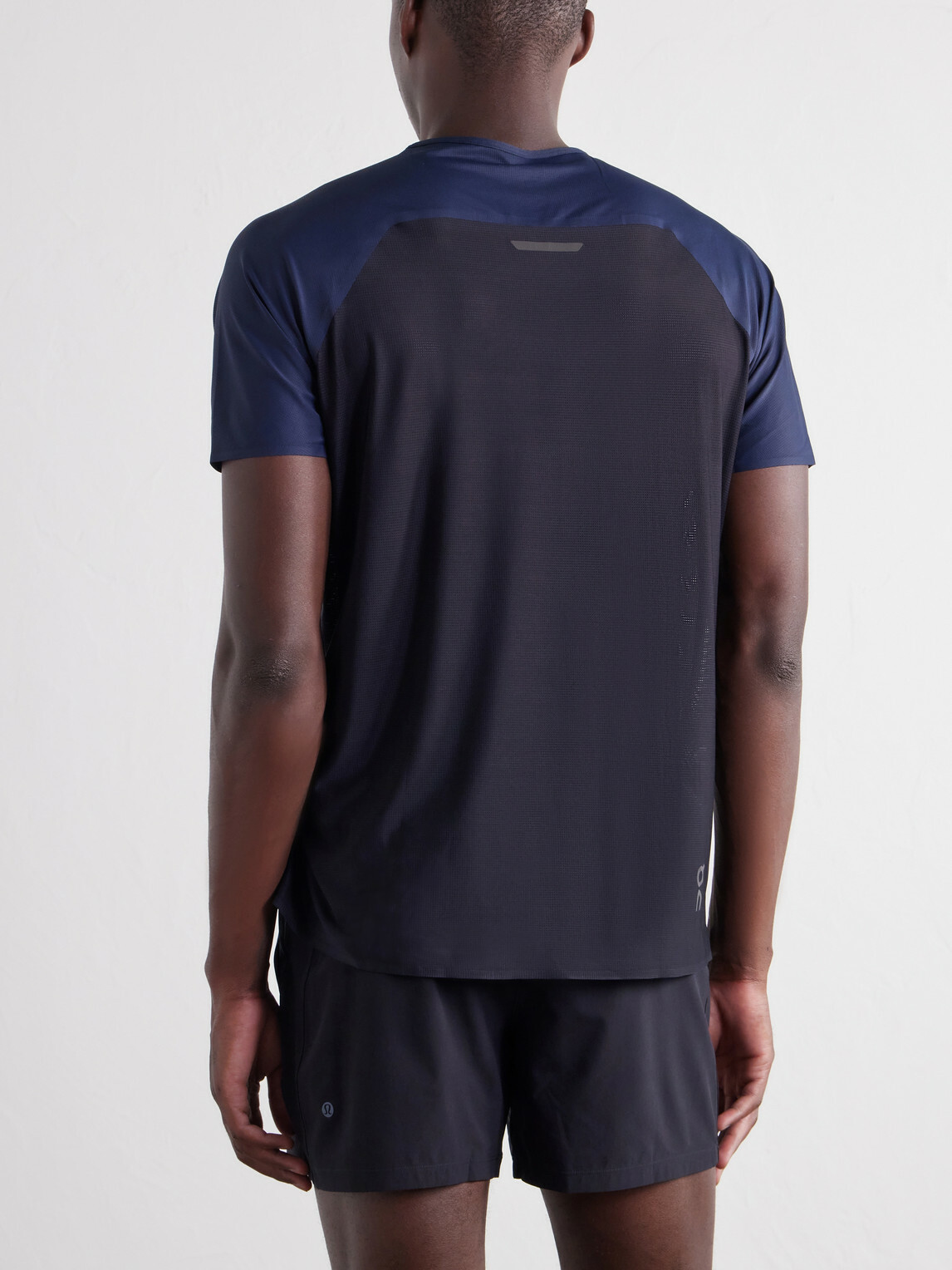 On - Performance-T Stretch Recycled DryTec™ and Mesh T-Shirt - Blue
