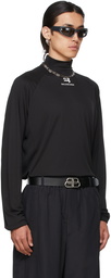 Balenciaga Black Sporty 'B' Bike Long Sleeve T-Shirt