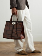 Berluti - Luti 38 Patchwork Venezia Mosaico Leather Tote Bag