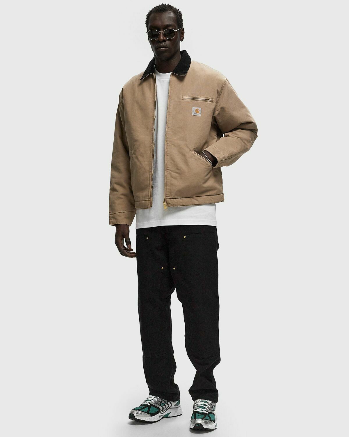 Carhartt WIP OG Detroit Jacket Brown Mens Bomber Jacket Carhartt WIP