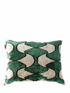 LES OTTOMANS Cotton Velvet Cushion