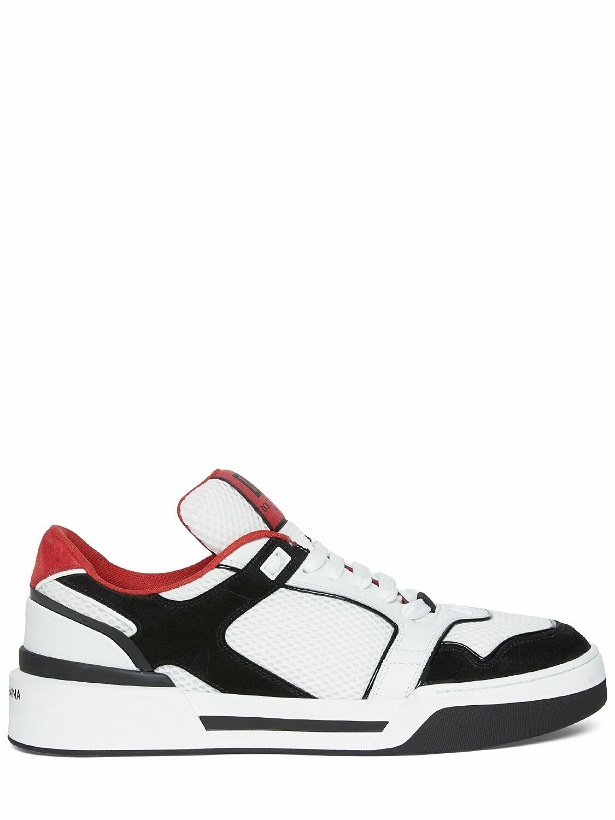 Photo: DOLCE & GABBANA - New Roma Mesh & Suede Sneakers