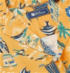 Reyn Spooner - Camp-Collar Printed Woven Shirt - Yellow