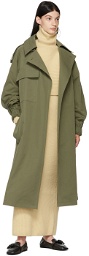 LVIR Khaki Banding Belted Trench Coat