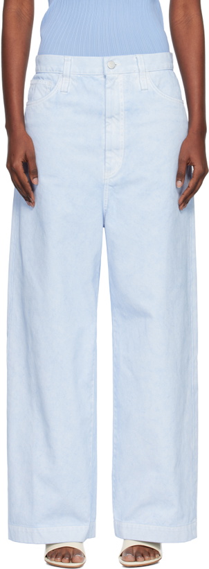 Photo: ISSEY MIYAKE Blue Sculptural Jeans