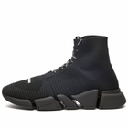 Balenciaga Men's Speed 2.0 Lace Up Sneakers in Black