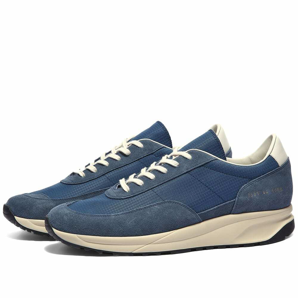 Common Projects Men's Track 80 Sneakers in Blue Common Projects