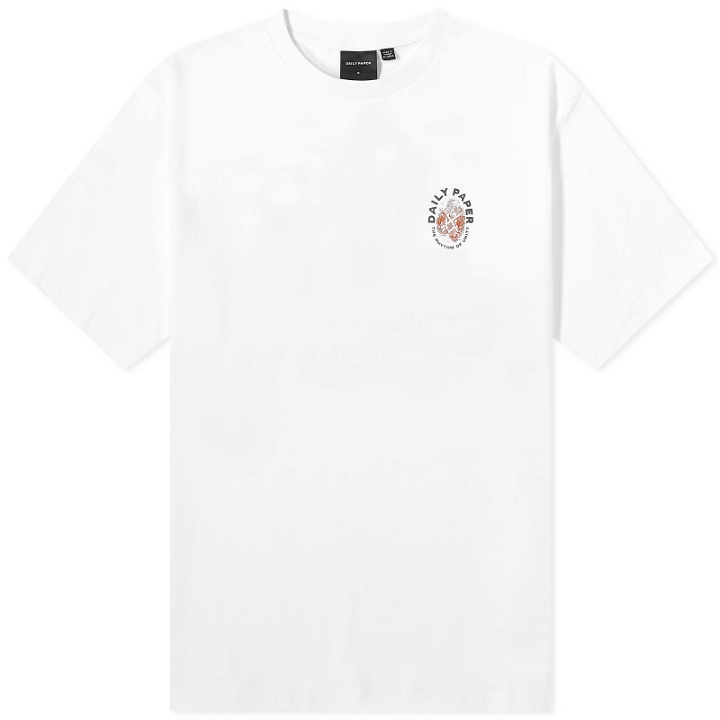 Photo: Daily Paper Men's Identity Short Sleeve T-Shirt in White