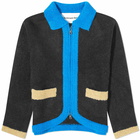 Andersson Bell Men's Zip Through Cardigan in Black