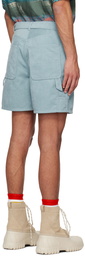 sacai Blue Belted Shorts