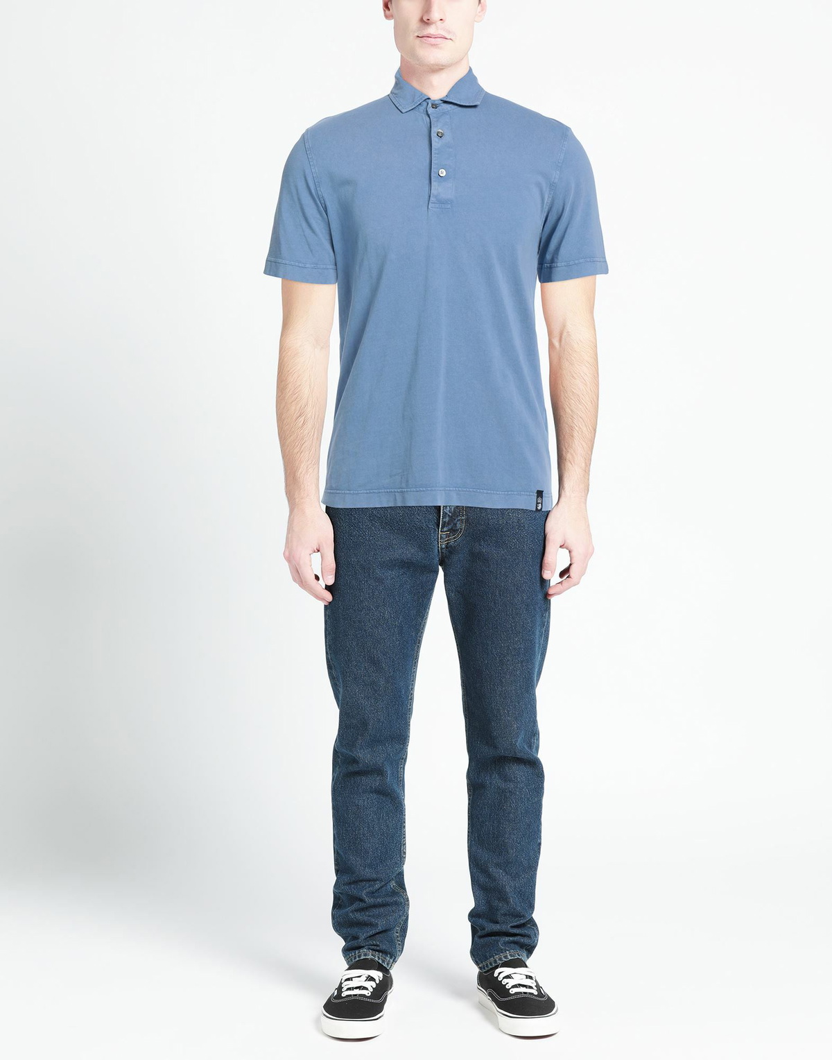 Drumohr Mens Polo shirt Pastel in Blue