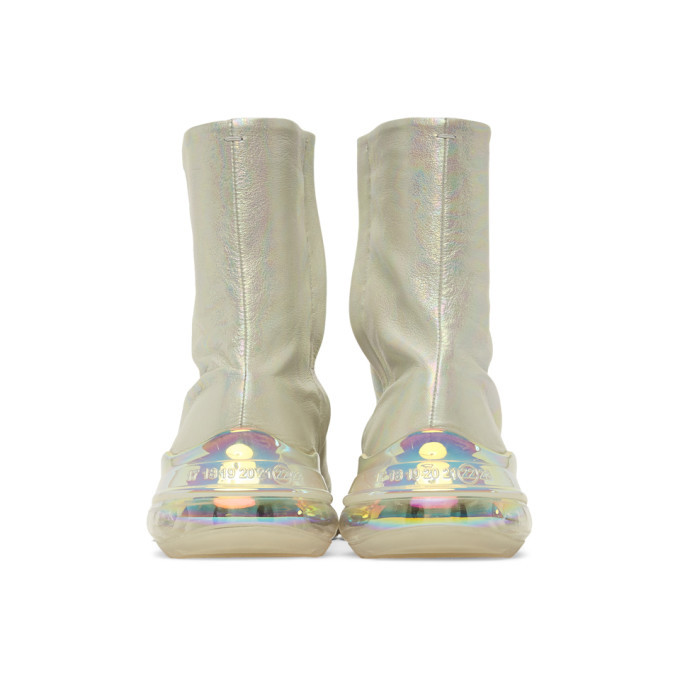 Holographic cheap tabi boots