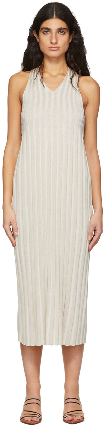 House of Dagmar Beige Arya Mid-Length Dress