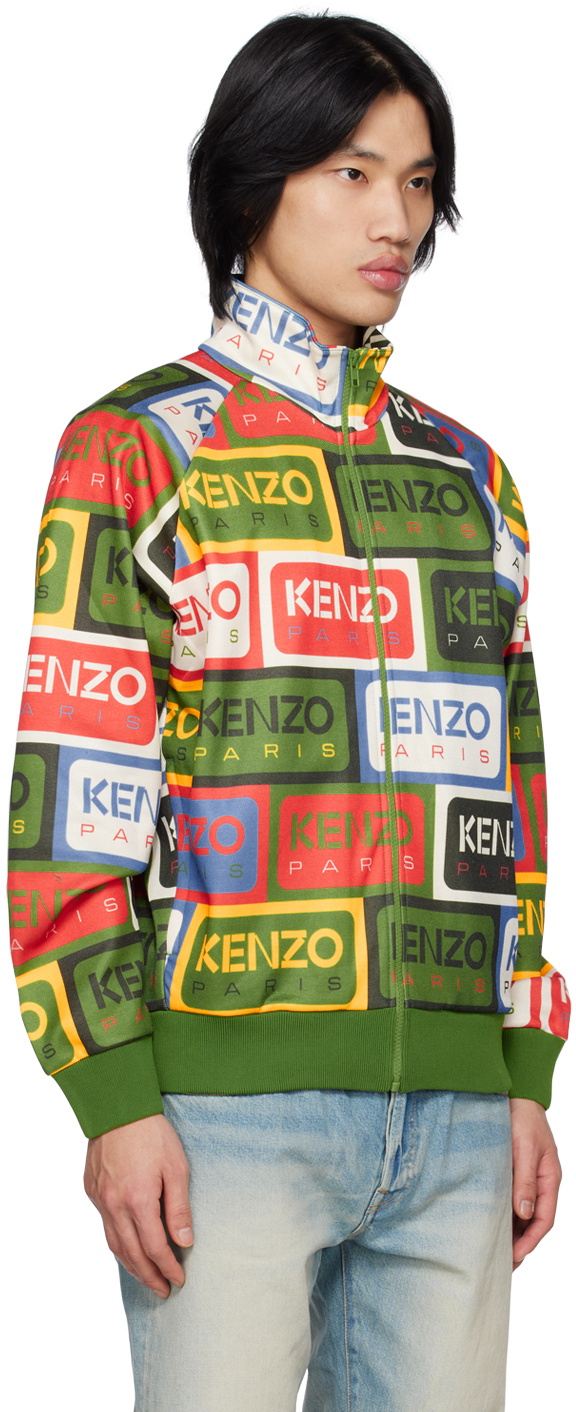 Kenzo Multicolor Kenzo Paris 'Kenzo Labels' Track Jacket Kenzo