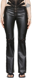Dion Lee Black Leather Pants