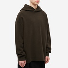 Acne Studios Men's Kristen Knit Hoody in Coffee Brown