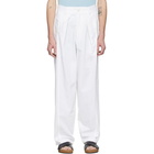 Jacquemus White Le Pantalon Lavandou Trousers