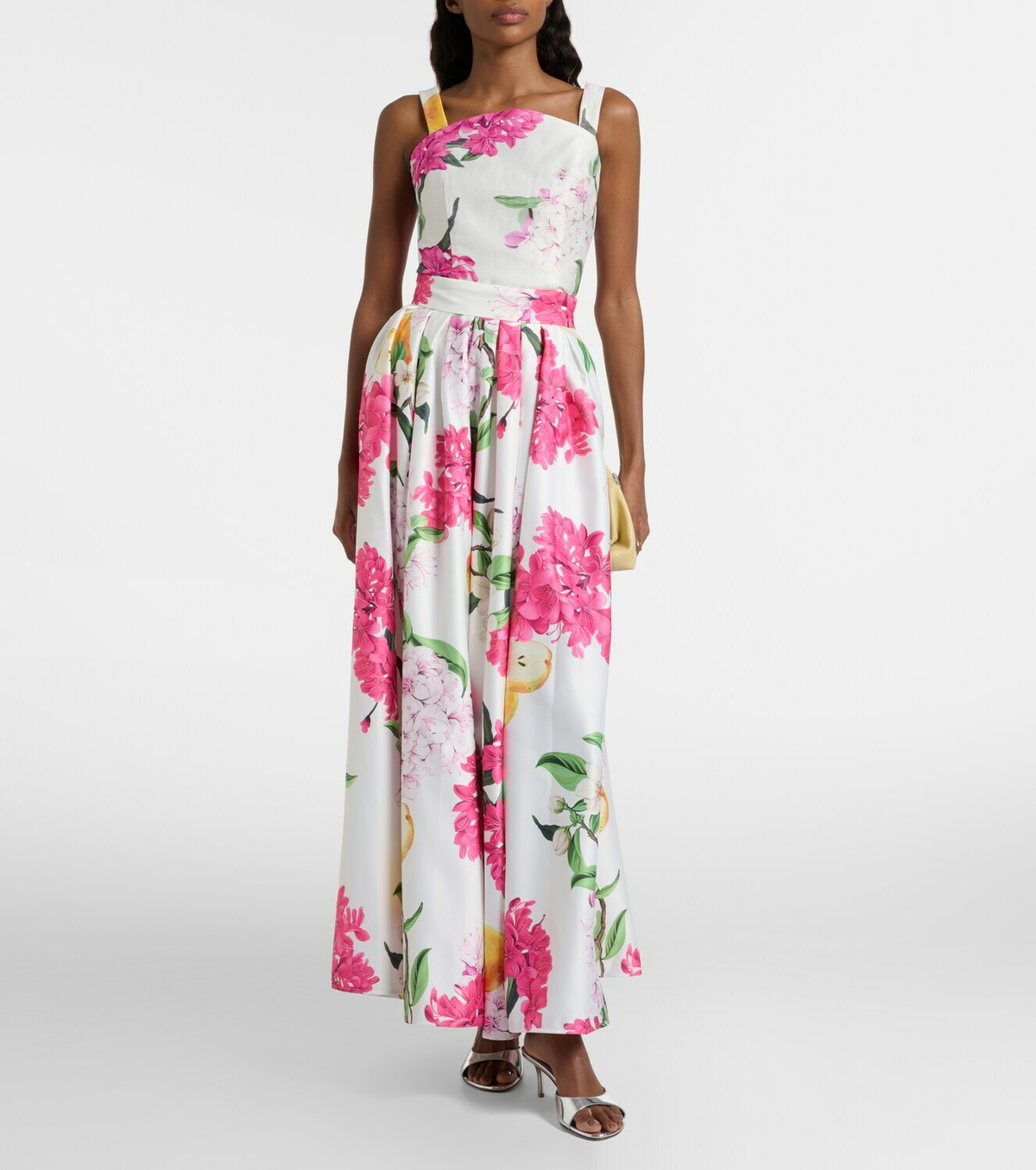 Leo Lin Reinette floral maxi skirt