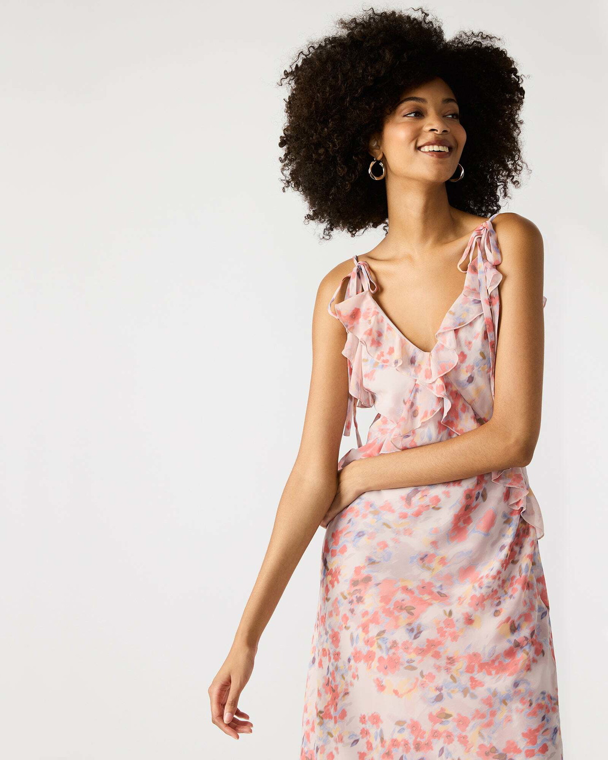 Steve Madden Adalina Dress Floral in Lavender