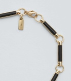 Foundrae Dream 18kt gold chain bracelet with onyx