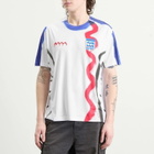 Navinder Nangla Men's Ingerlund Football Jersey in White/Blue/Red