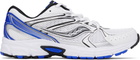 Saucony White & Blue Ride Millennium Sneakers