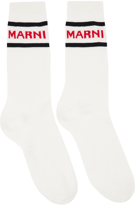 Photo: Marni White Logo Socks