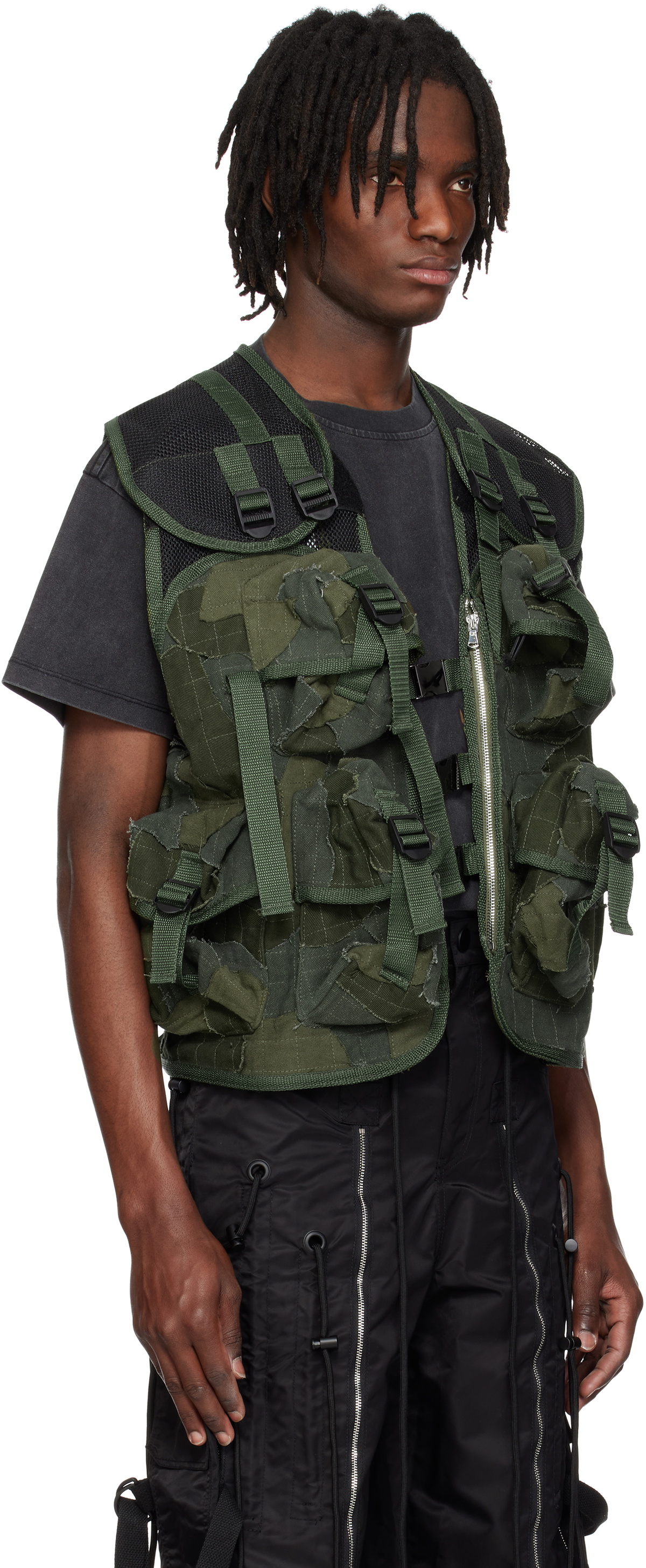 Who Decides War Green Milly Cargo Vest