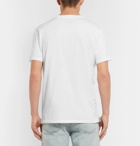 rag & bone - Embroidered Cotton-Jersey T-shirt - White