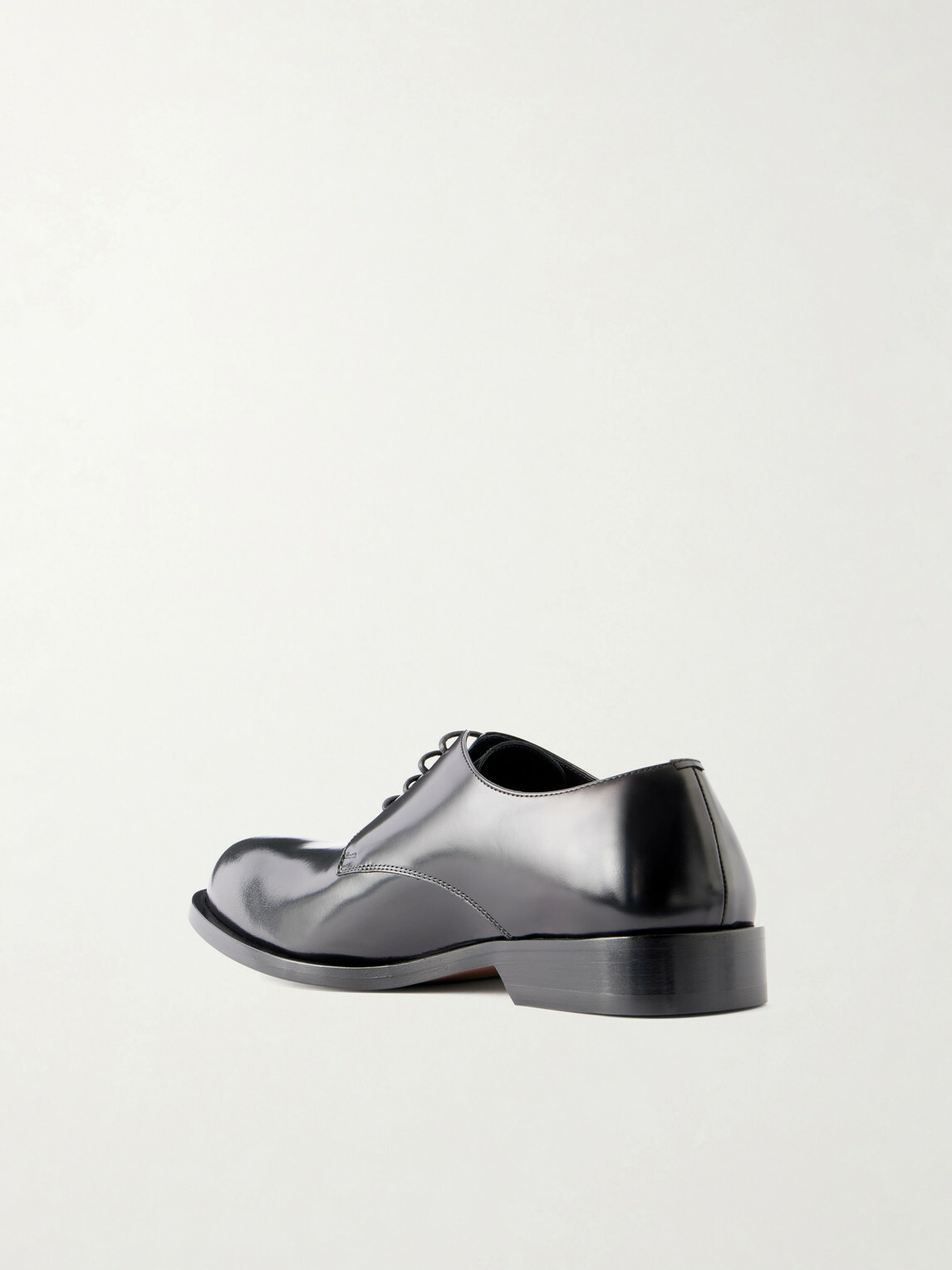 LOEWE - Bobine Leather Derby - Black