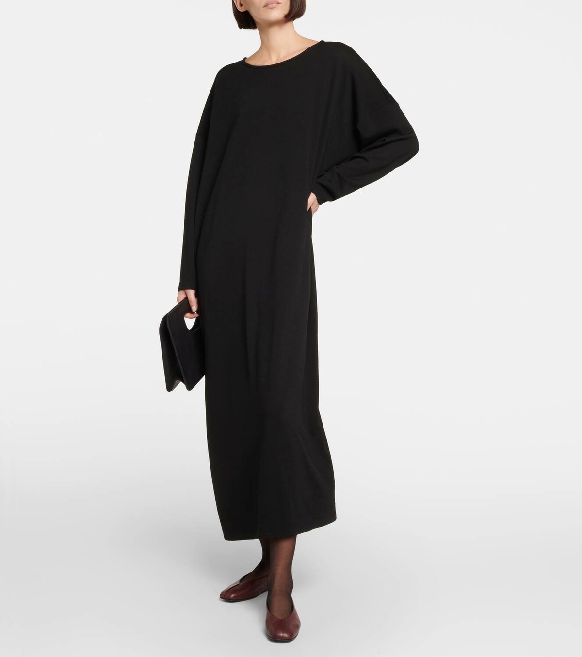 The Row Eva Two leather ballet flats The Row