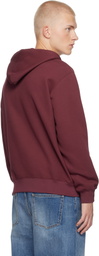 MACKAGE Burgundy Krystian Double-Face Jersey Hoodie