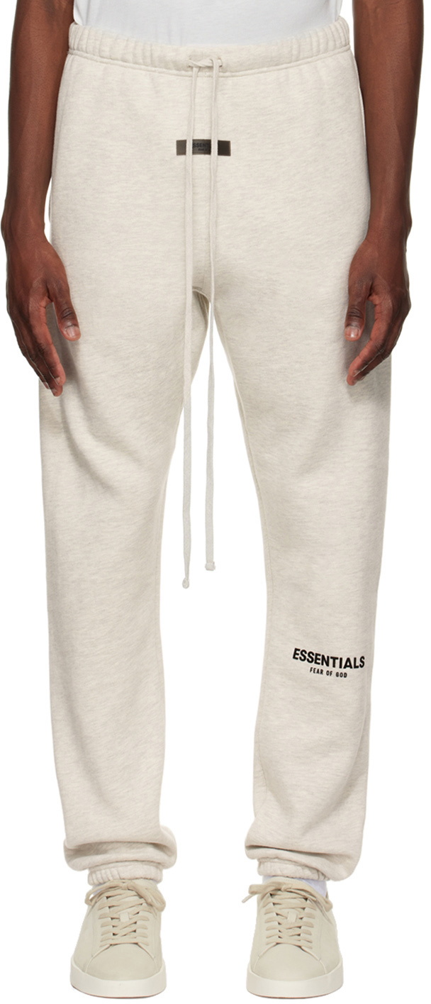 Fear of God ESSENTIALS Off-White Straight Lounge Pants Fear Of God ...